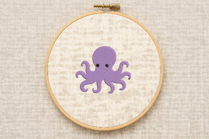 Ocean Animals Embroidery Bundle