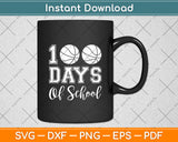 100 Days Of School Volleyball Svg Digital Cutting File