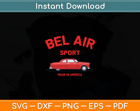 1955 55 Chevys Bel Air Sport Classic Vintage Muscle Car Svg Digital Cutting File