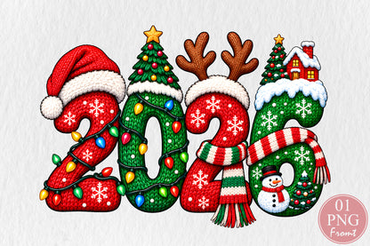 2026 Christmas PNG Sublimation Design