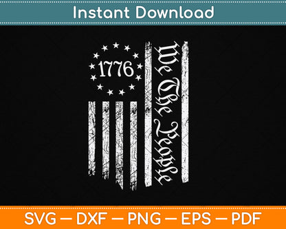 American Flag Patriotic 4th of July 250th Anniversary SVG Digital Cutting File