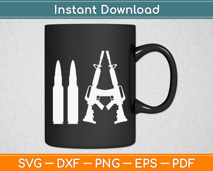 2A Second Amendment Lost My Guns in a Boating Accident Svg Digital Cutting File