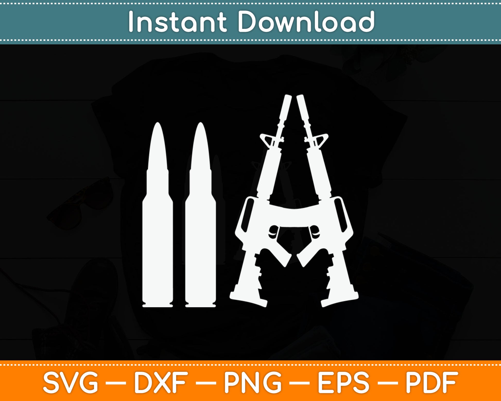 2A Second Amendment Lost My Guns in a Boating Accident Svg Digital Cutting File