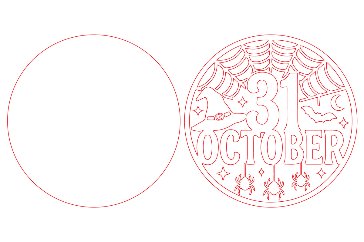 Halloween Door Hanger SVG Bundle