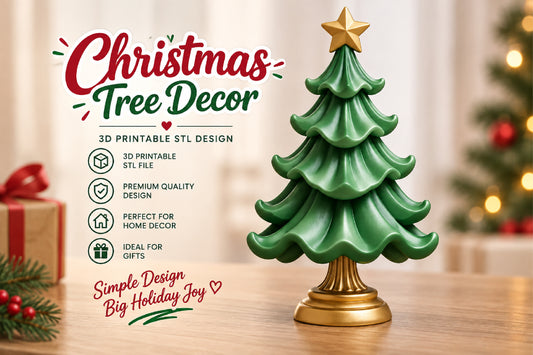 3D Print Christmas Tree Decor STL File