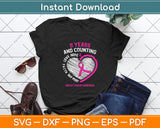 5 Years And Counting Breast Cancer Awareness Svg Png Dxf Digital Cutting File