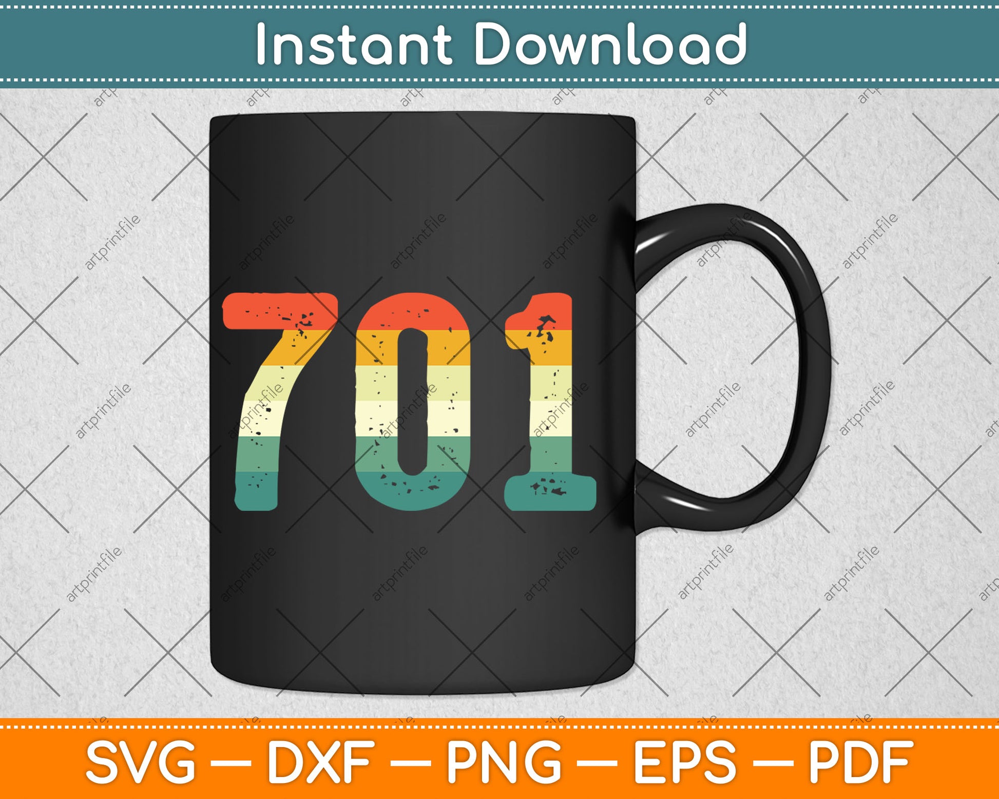 701 Area Code North Dakota Mobile Telephone Svg Digital Cutting File ...