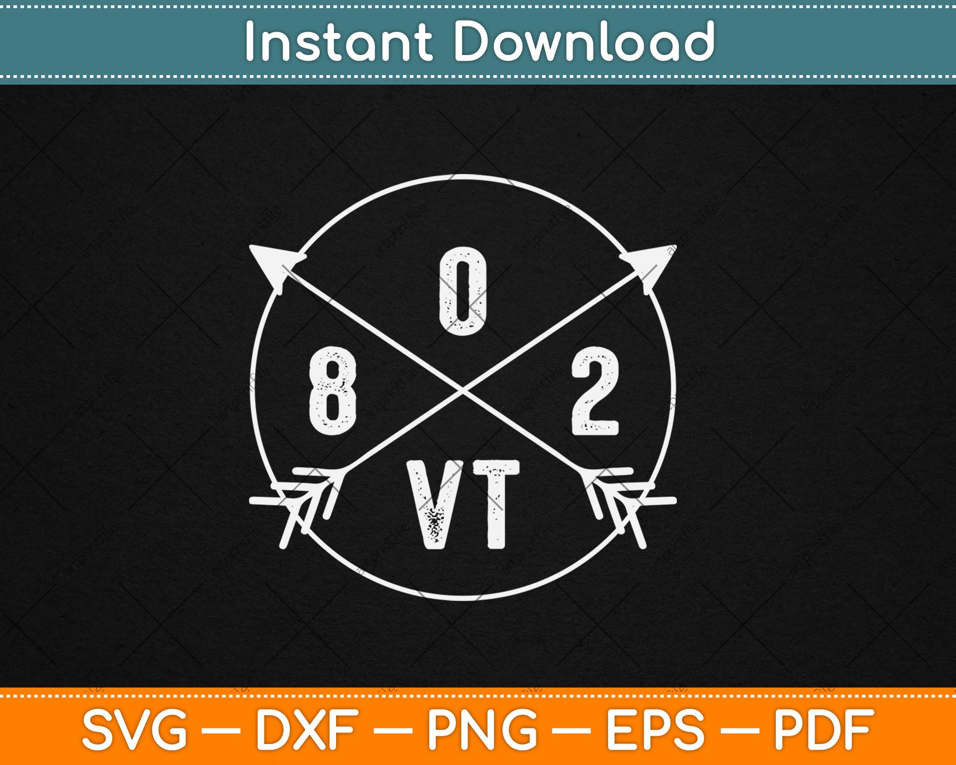 802 State Pride Souvenir Gift Arrow Svg Digital Cutting File
