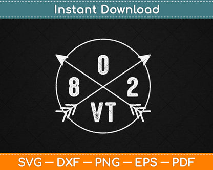 802 State Pride Souvenir Gift Arrow Svg Digital Cutting File