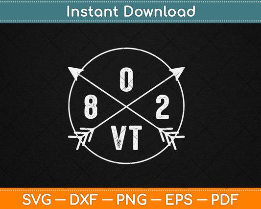 802 State Pride Souvenir Gift Arrow Svg Digital Cutting File