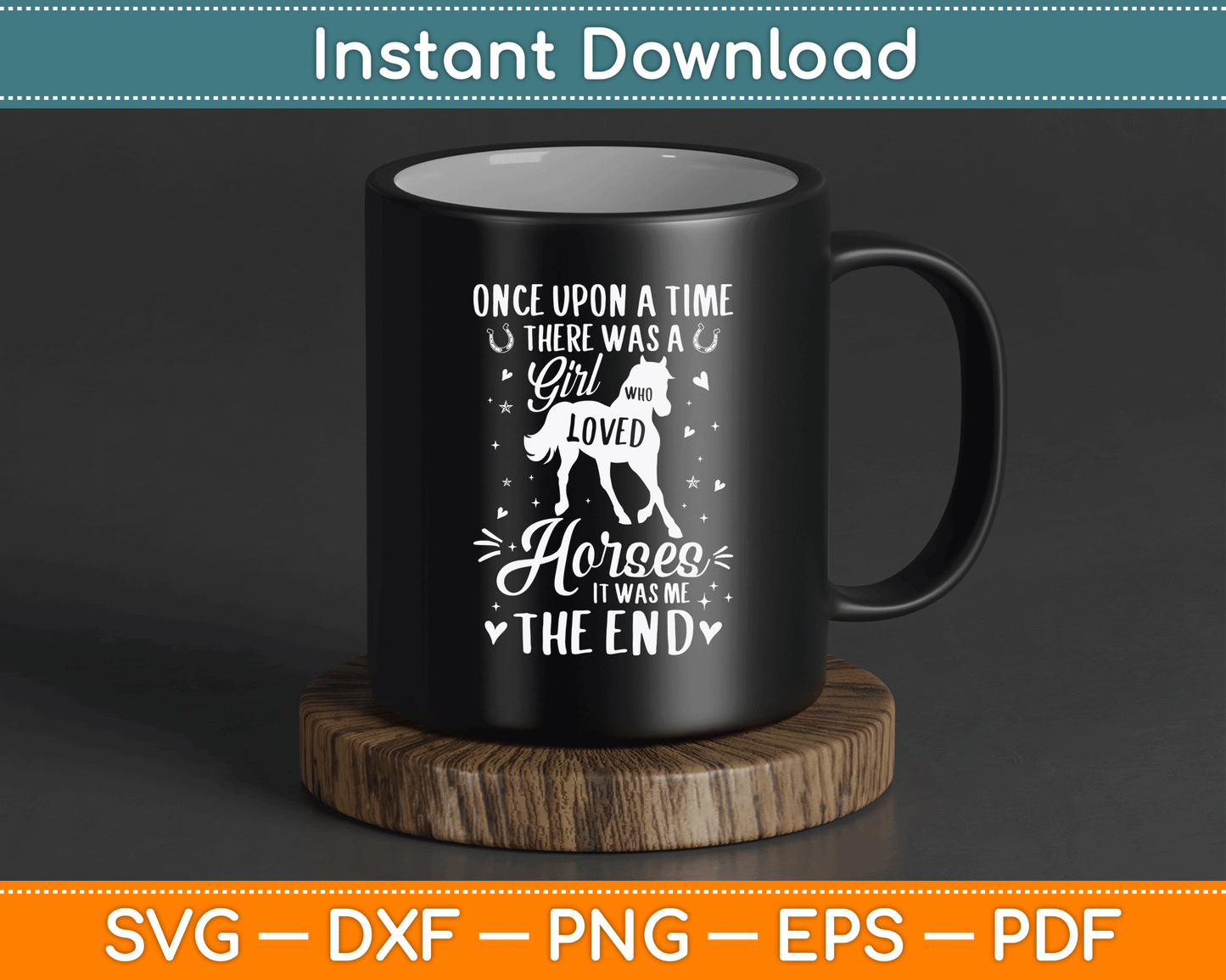 A Girl Who Loved Horses - Horse Lover Equestrian Horse Rider SVG Digital Cutting File