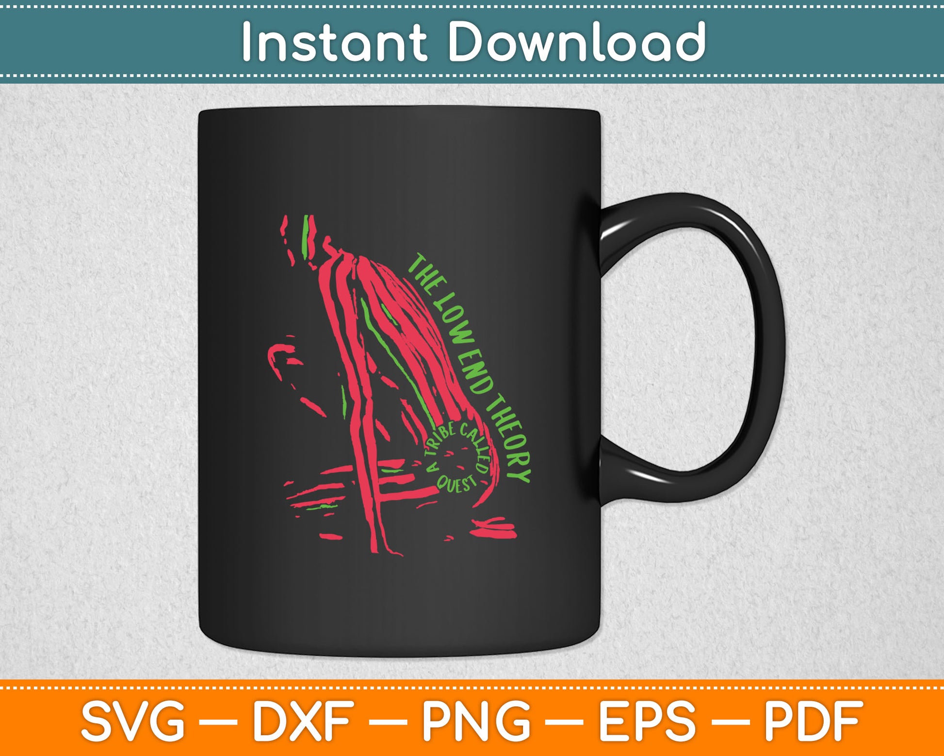 A Tribe Called Quest Official Low End Theory Svg Digital Cutting File