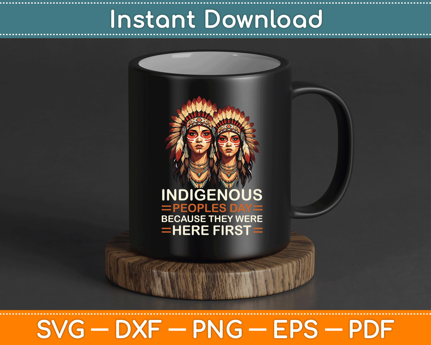 Aboriginal Indians Indigenous People Native American Day SVG Digital Cutting File