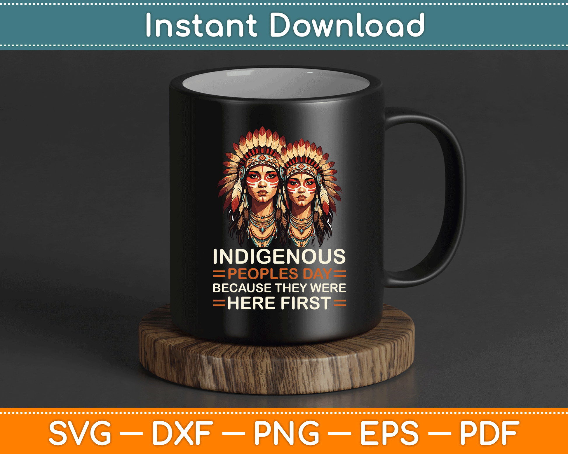 Aboriginal Indians Indigenous People Native American Day SVG Digital Cutting File