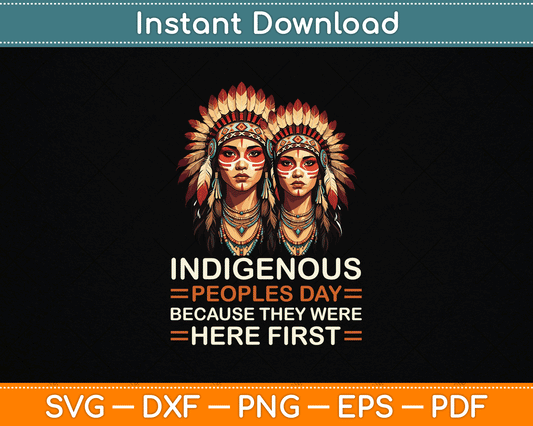 Aboriginal Indians Indigenous People Native American Day SVG Digital Cutting File