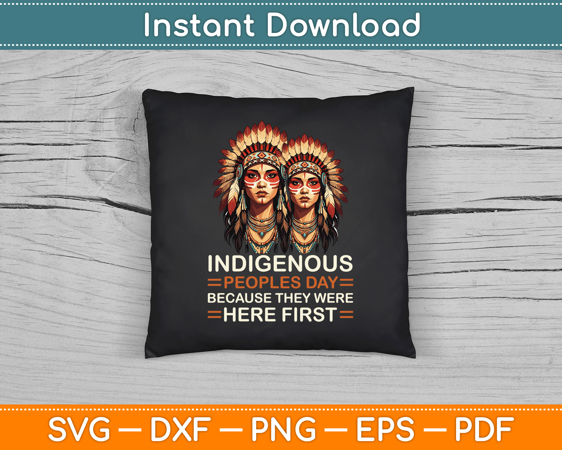 Aboriginal Indians Indigenous People Native American Day SVG Digital Cutting File