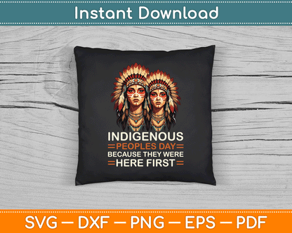 Aboriginal Indians Indigenous People Native American Day SVG Digital Cutting File