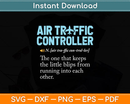 Air Traffic Controller Definition Svg Digital Cutting File