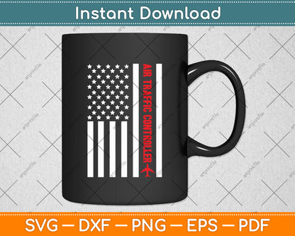 Air Traffic Controller Usa Flag Svg Digital Cutting File