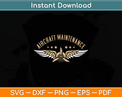 Aircraft Maintenance Airplane Mechanics Aircraft Mechanic Svg Digital Cutting File