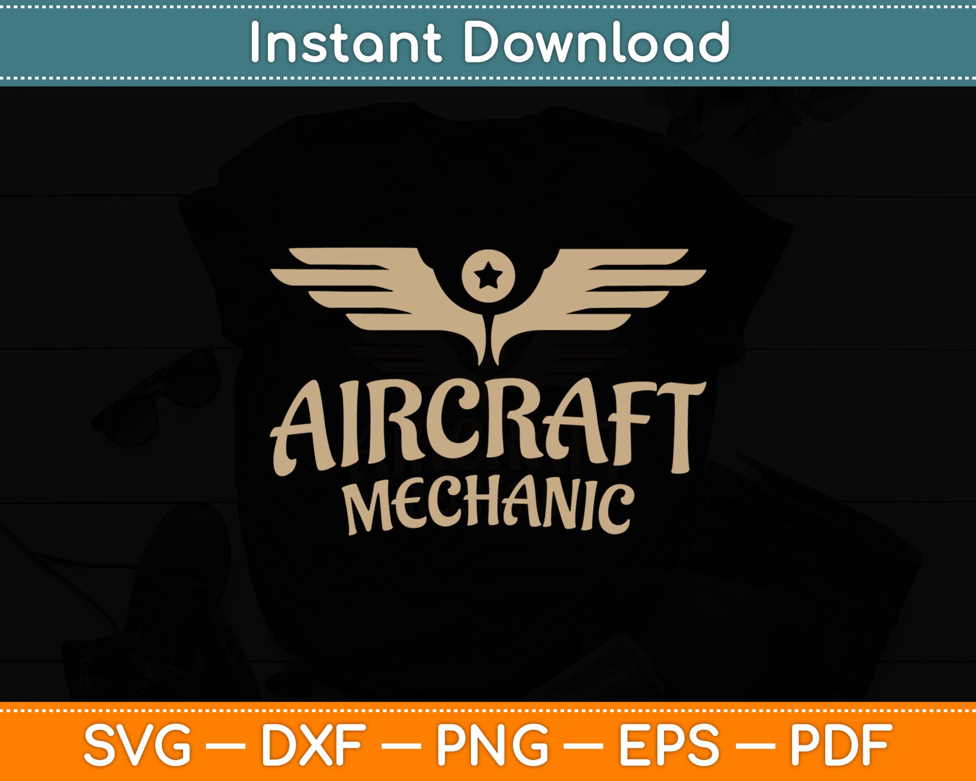 Aircraft Mechanic Aircraft Maintenance Aviation Mechanic Svg Digital Cutting File
