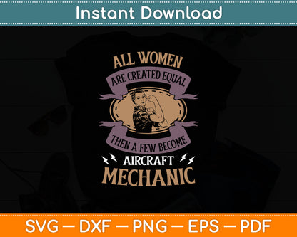 Aircraft Mechanic Airplane Aviation Maintenance Tech Svg Digital Cutting File
