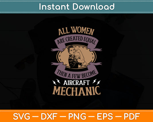 Aircraft Mechanic Airplane Aviation Maintenance Tech Svg Digital Cutting File
