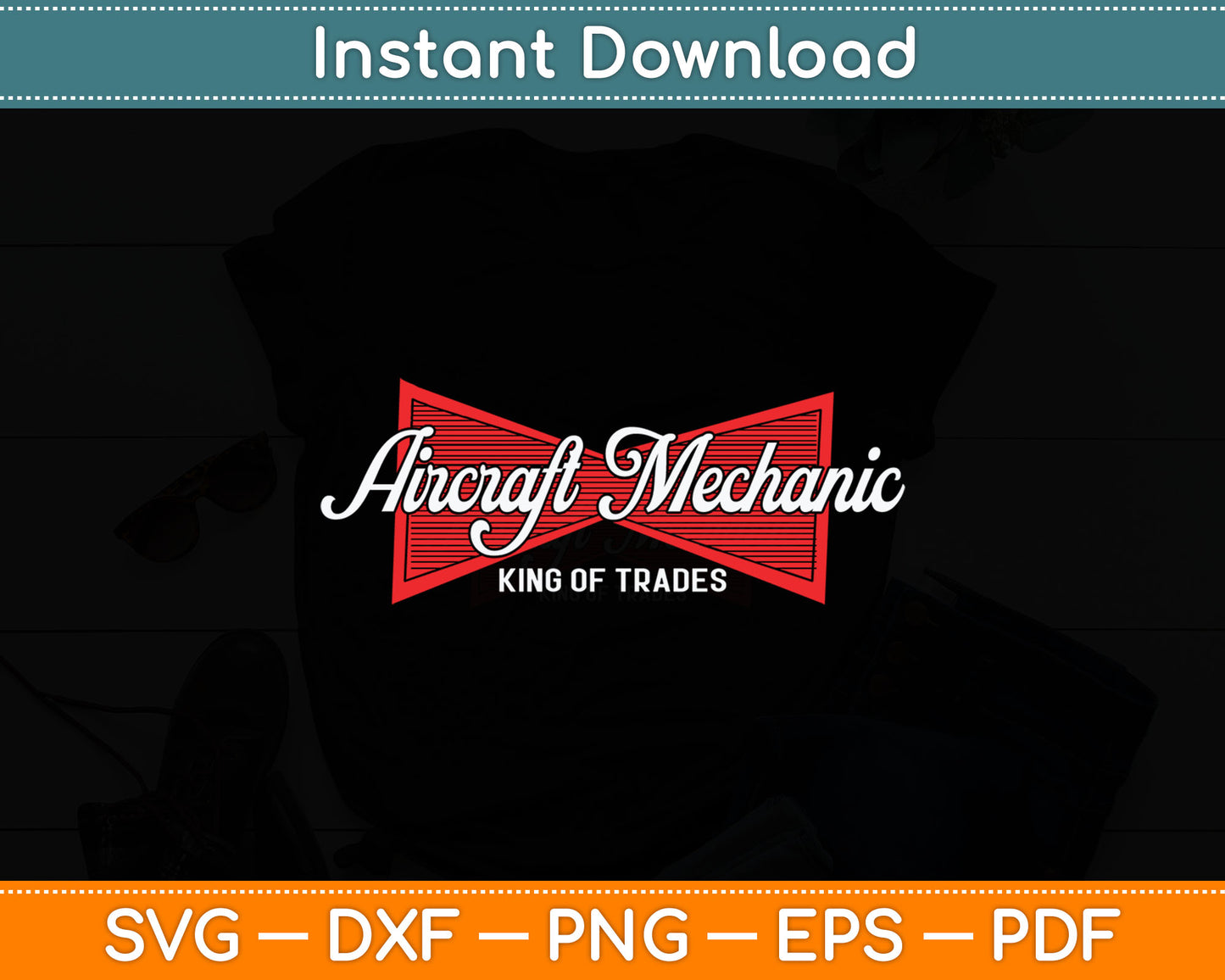 Aircraft Mechanic Aviation Airplane Mechanics Svg Digital Cutting File