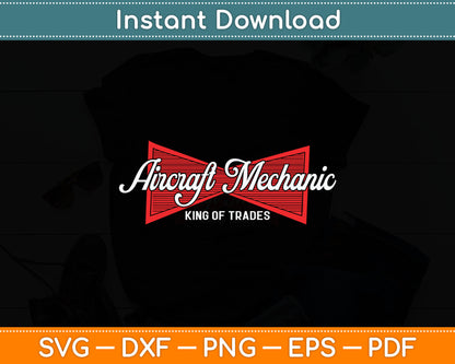 Aircraft Mechanic Aviation Airplane Mechanics Svg Digital Cutting File