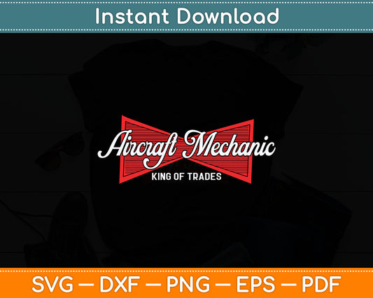 Aircraft Mechanic Aviation Airplane Mechanics Svg Digital Cutting File