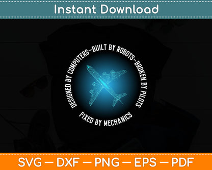 Aircraft Mechanic Technician Svg Digital Cutting File