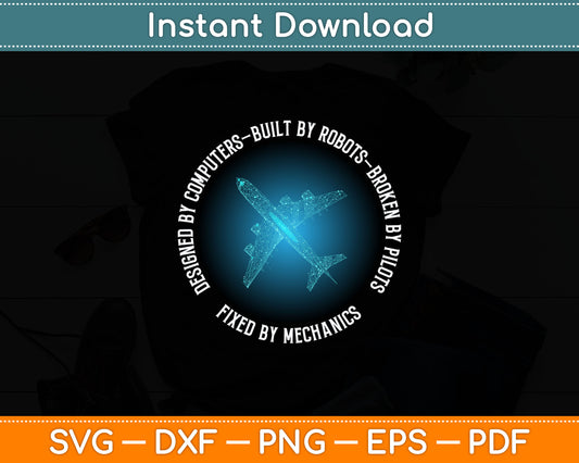 Aircraft Mechanic Technician Svg Digital Cutting File