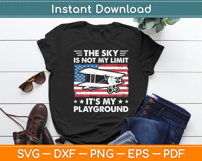 The Sky Is Not My Limit It's My Playground Svg Png Dxf Digital Cutting File