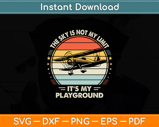 Vintage Airplane Aviation Pilot Aircraft Aeroplane Svg Png Dxf Digital Cutting File