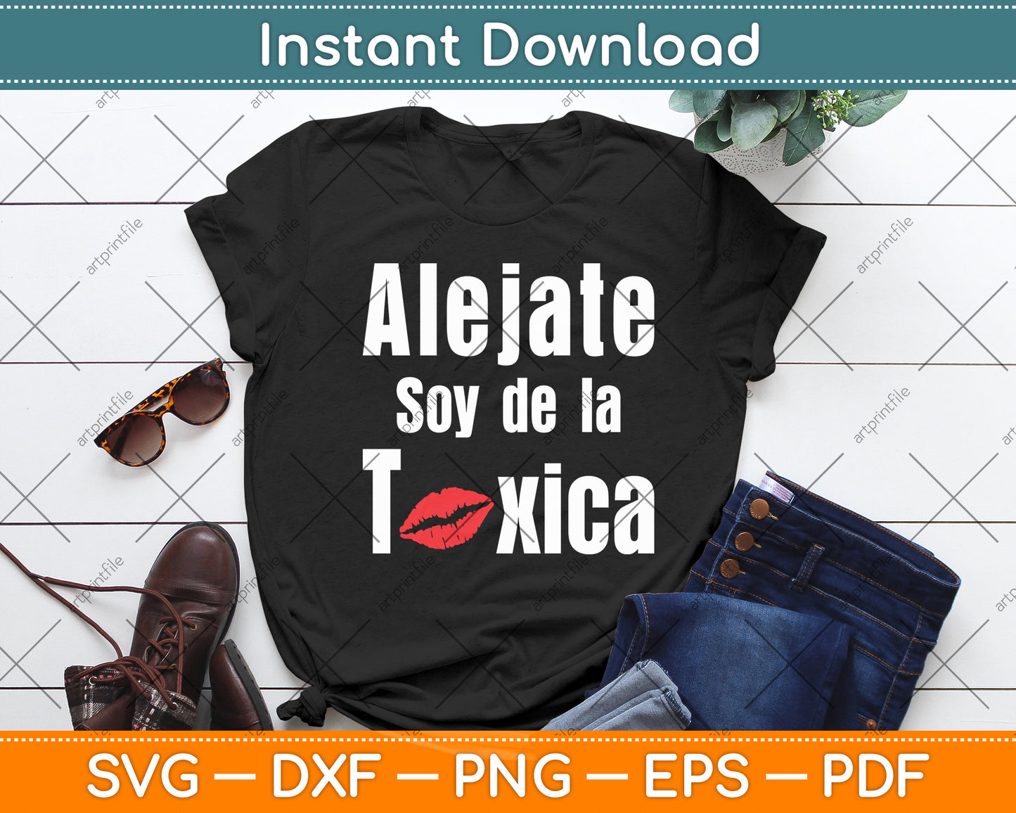 Alejate Soy de la Toxica Funny Gift For Boyfriend Svg Digital Cutting File