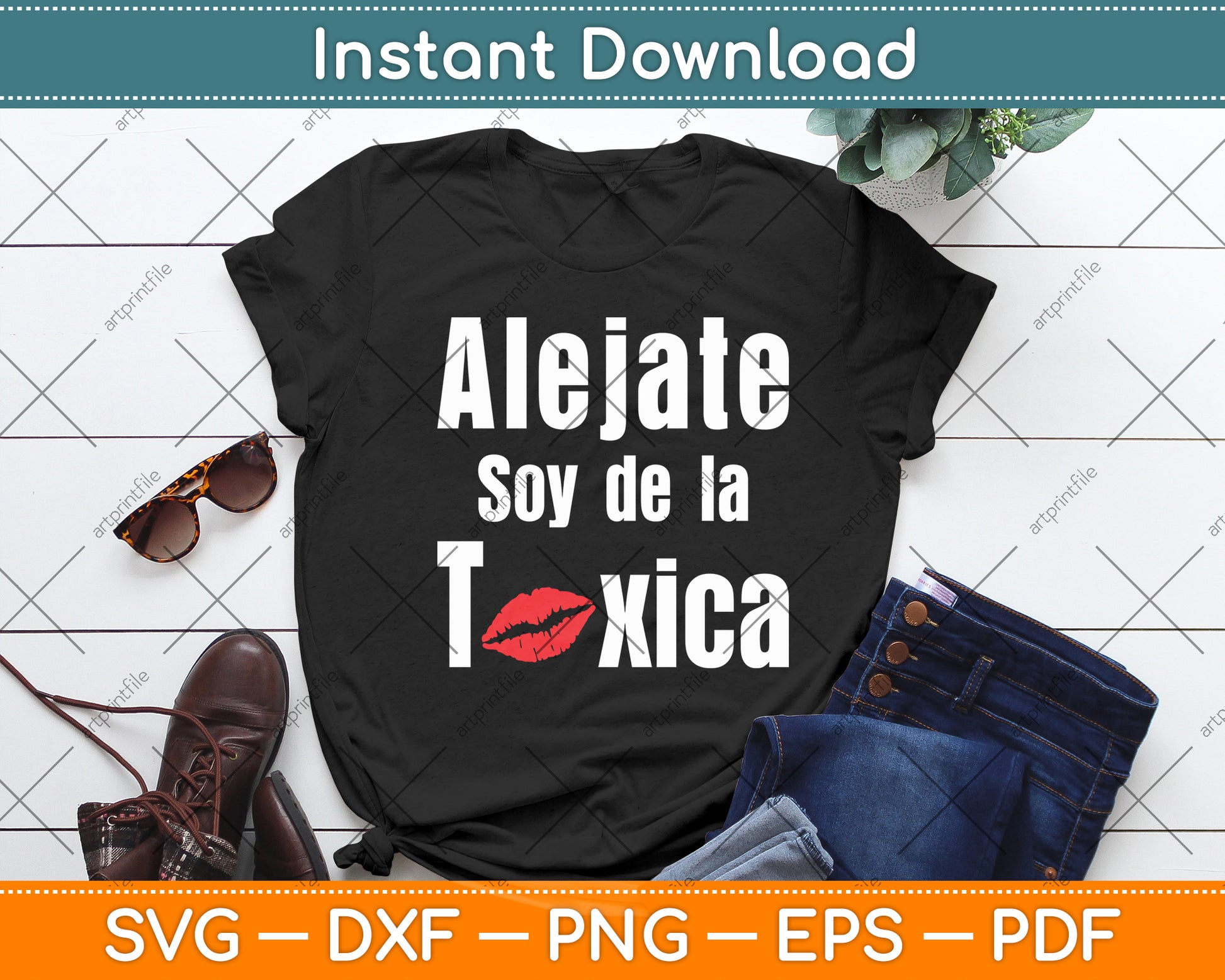 Alejate Soy de la Toxica Funny Gift For Boyfriend Svg Digital Cutting File