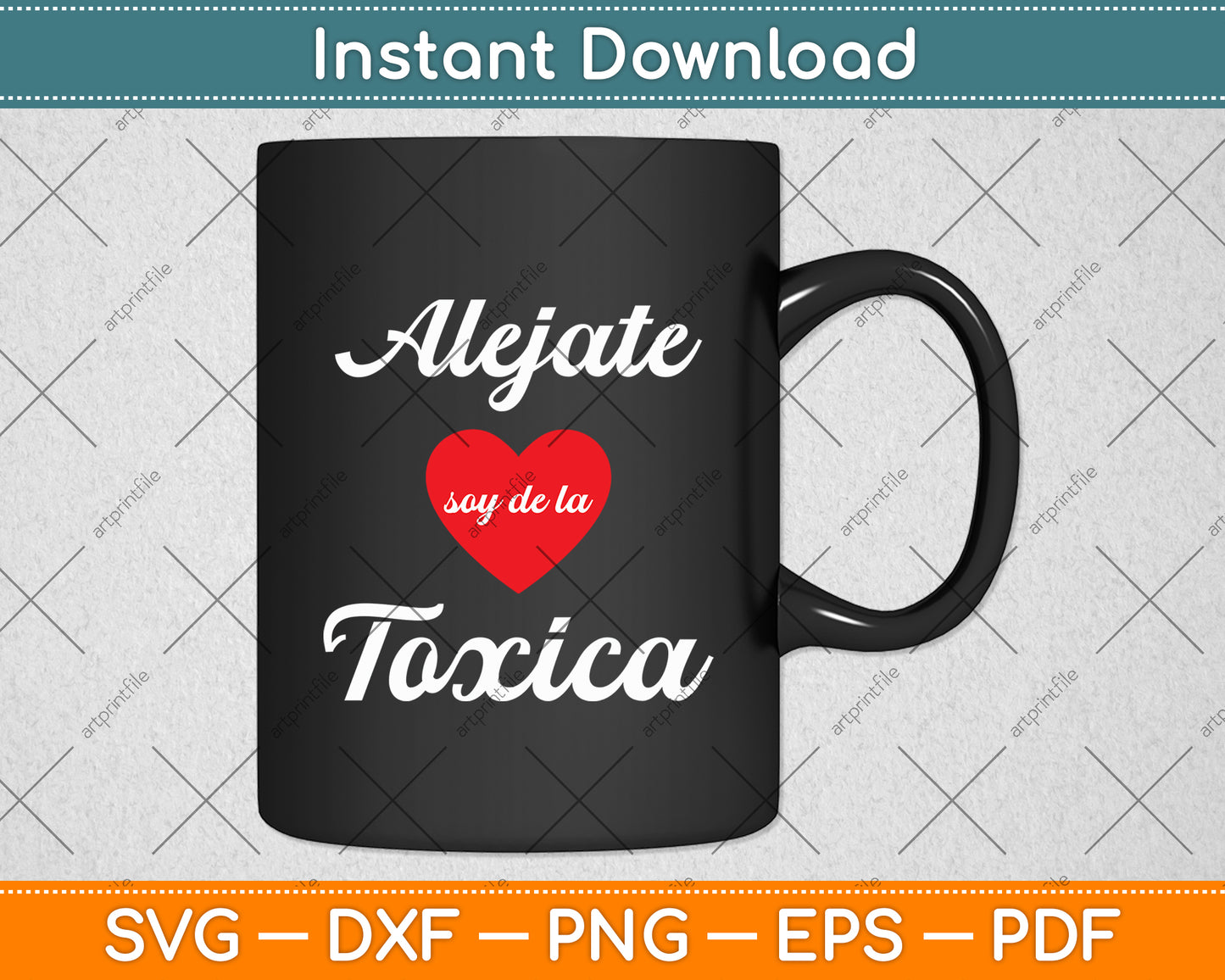Alejate Soy De La Toxica Funny Svg Digital Cutting File