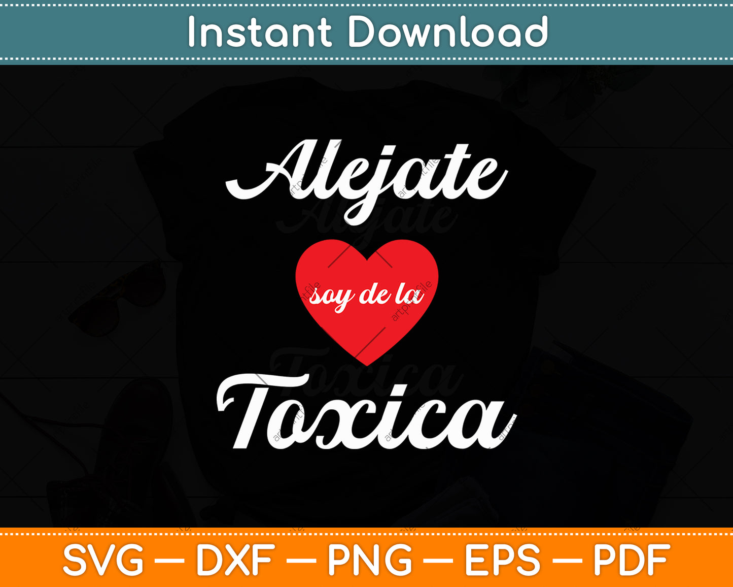 Alejate Soy De La Toxica Funny Svg Digital Cutting File