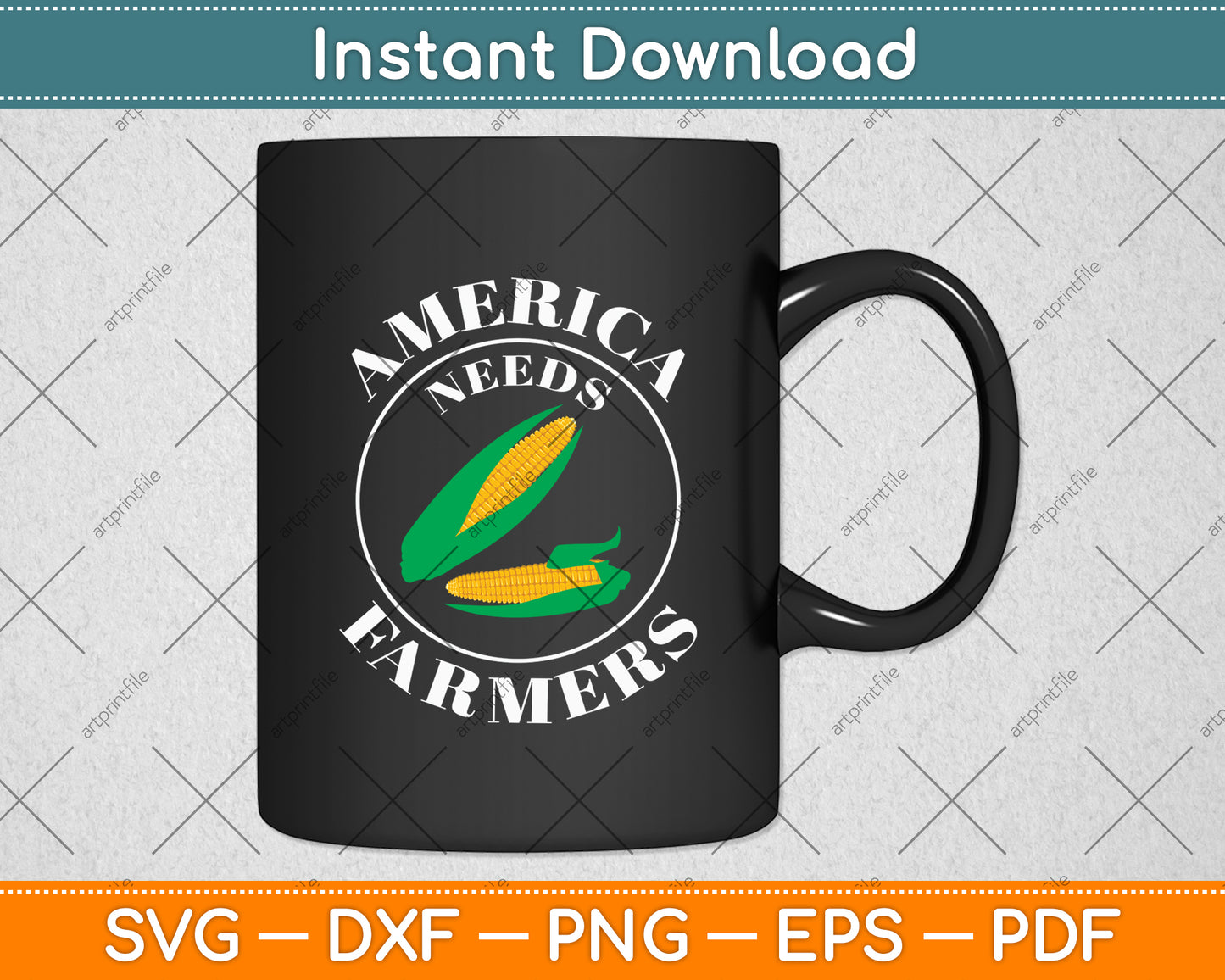 America Needs Farmers Svg Digital Cutting File