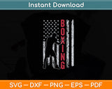 American Boxing Apparel US Flag Boxer Svg Digital Cutting File