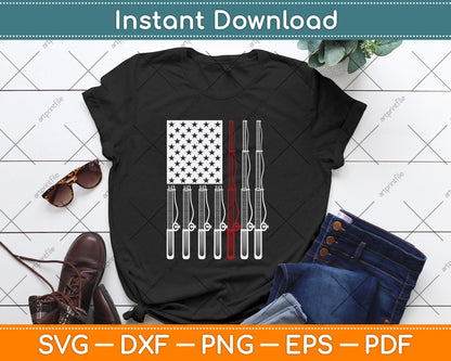 American Flag Reel Cool Uncle Fishing 4th of July SVG Digital Cutting File