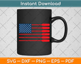 American Flag Rowing Funny Paddle Lover Svg Digital Cutting File