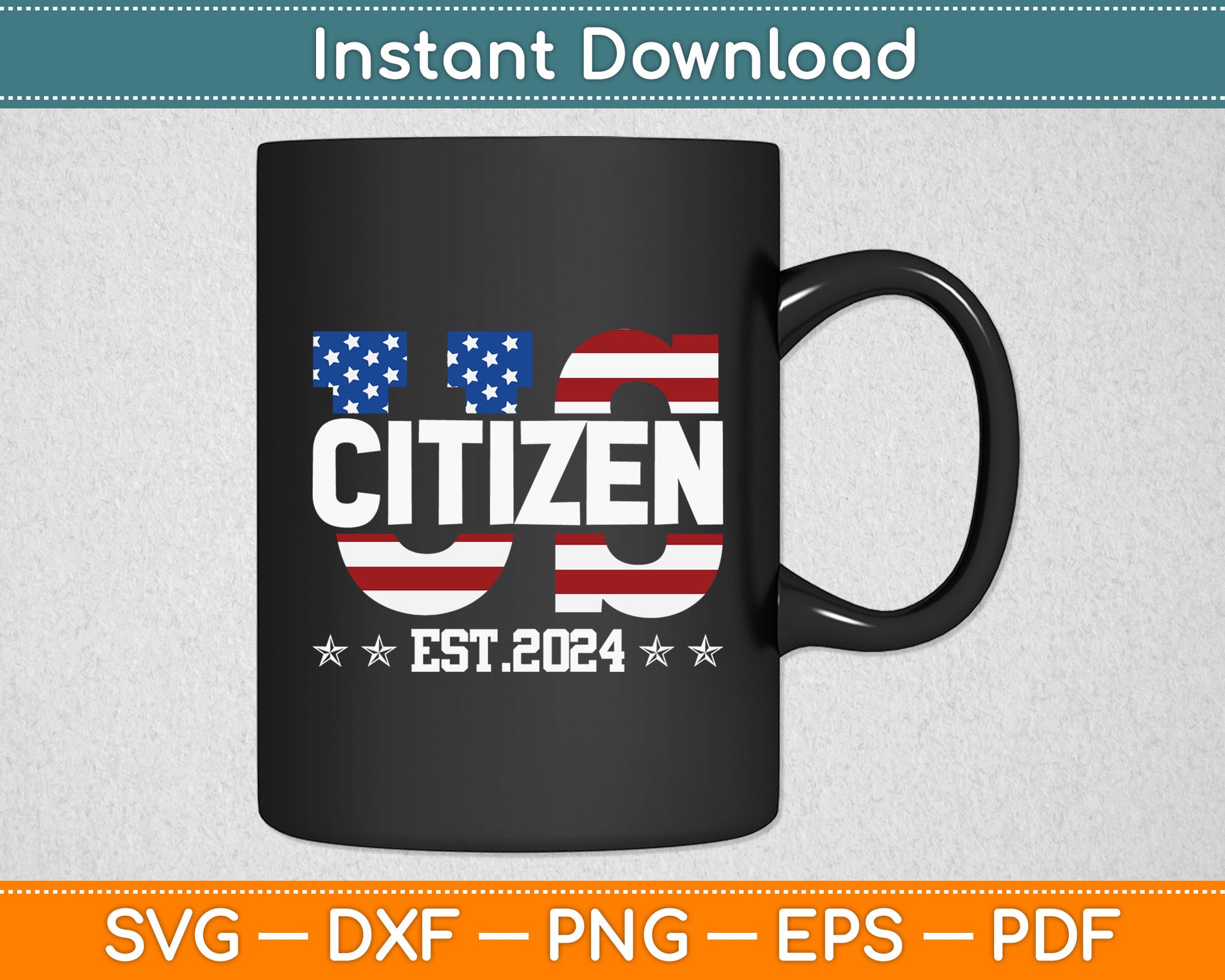 American Flag Senior Citizen Svg Digital Cutting File