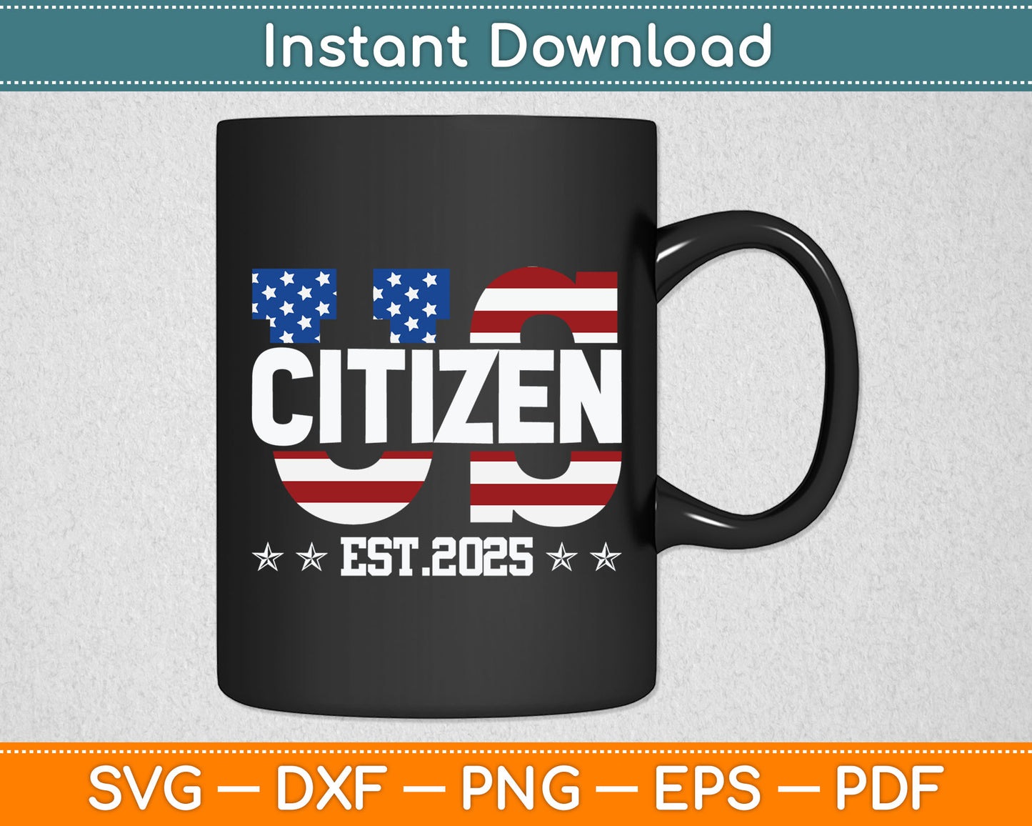 American Flag Senior Citizen 2025 Svg Digital Cutting File