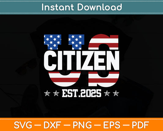 American Flag Senior Citizen 2025 Svg Digital Cutting File