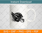 American Football Helmet Vector, American Football Helmet Svg Digital Cutting File