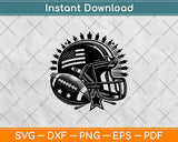 American Football Helmet Svg Digital Cutting File, American Football Helmet Vector