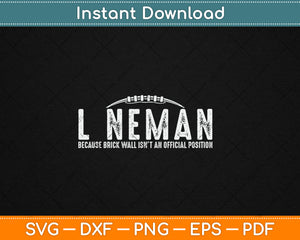 American Football Lineman Svg Digital Cutting File