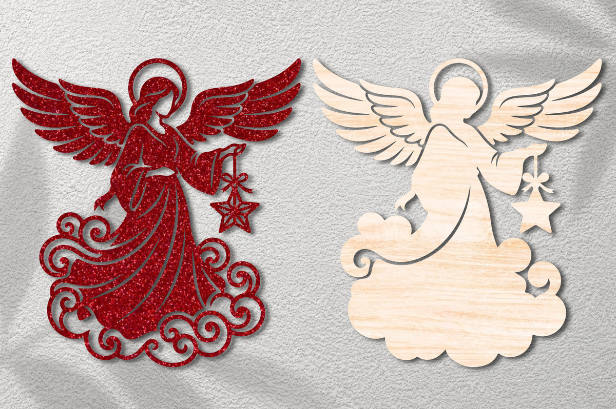 Angel Wings Christmas Ornament