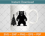 Angry Bear Svg Digital Cutting File